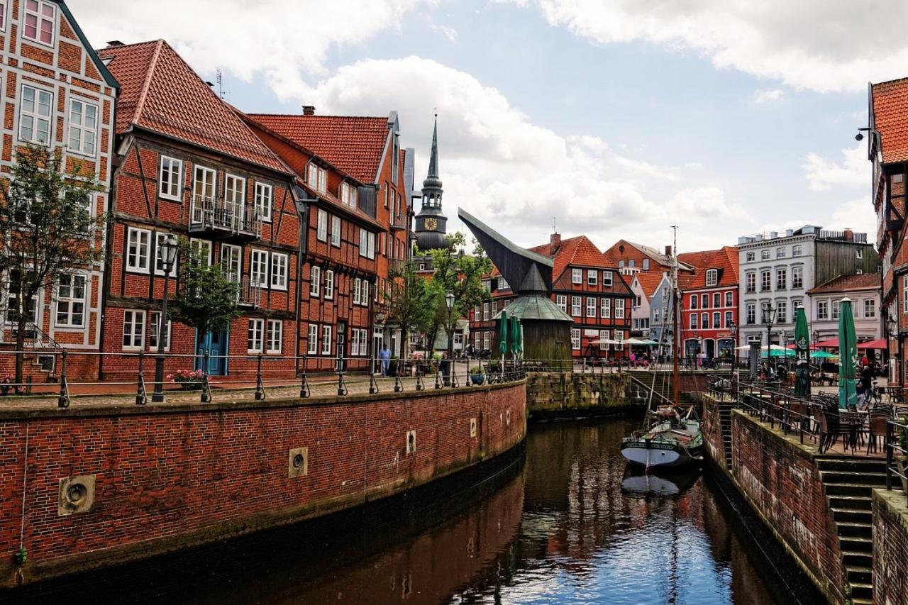 Der Stader Hafenblick Buitenkant foto