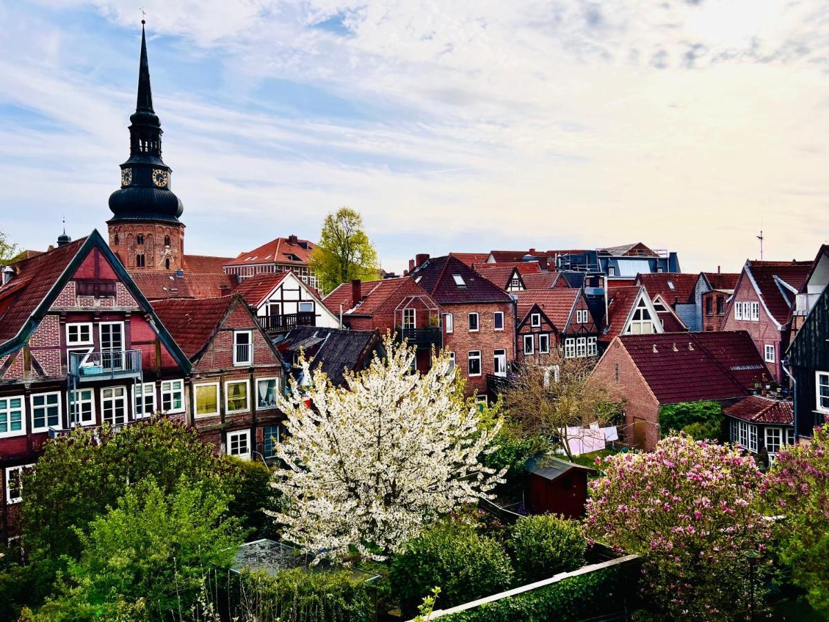 Der Stader Hafenblick Buitenkant foto